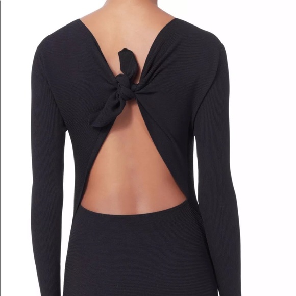 Helmut Lang tie back dress bodycon sheath dress - Picture 1 of 8